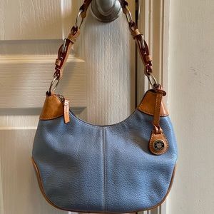 Vintage Dooney and Bourke Light Blue Shoulder Bag
